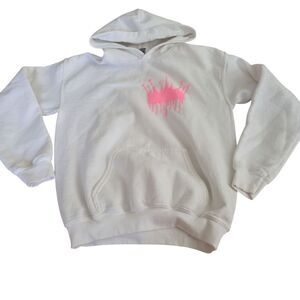 White Princess Hoodie Gildan Size L